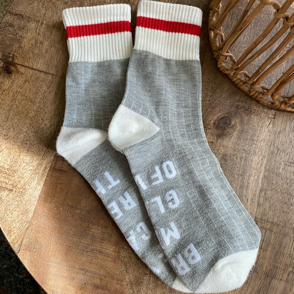 “If you can read this - bring me a glass of wine” Socks